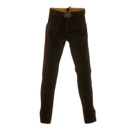 ロングレーダーホーゼン ゲルト（100%スエードレザー）